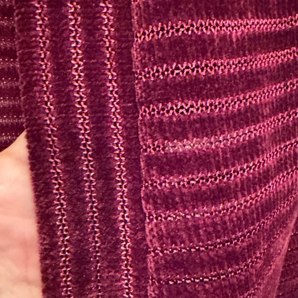 ⛽️⛽️⛽️BOGOHO⛽️⛽️⛽️Gramercy22 Women's Deep Red Cardigan-XL - Picture 6 of 8